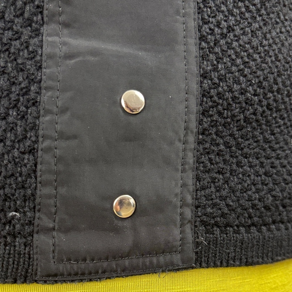 Skovhuus Black knit zippered vest with silver hardware- like size M- - Picture 7 of 10